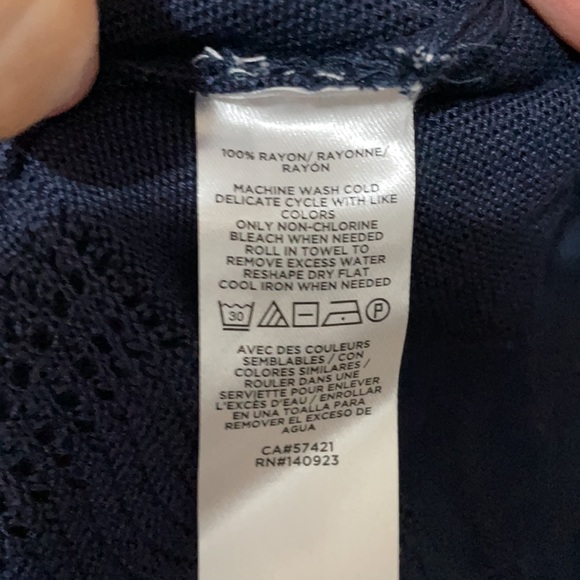 LOFT Navy Blue Mid Waist Cardigan - Picture 4 of 4